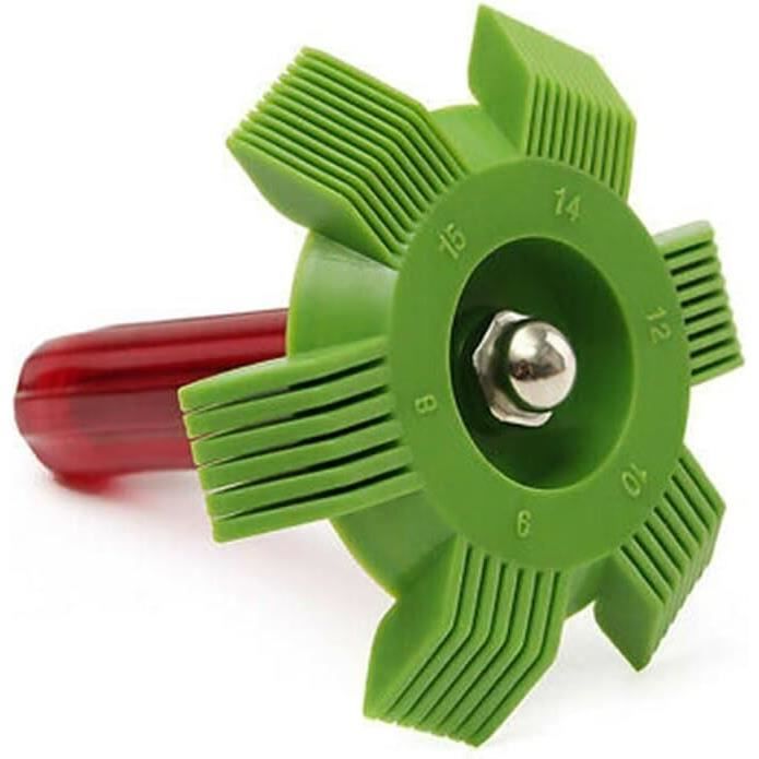 Lot De 6 Peignes Réparation Ailettes Radiateur/climatiseur - Plastique Robuste - Pour Redresser Et Nettoyer