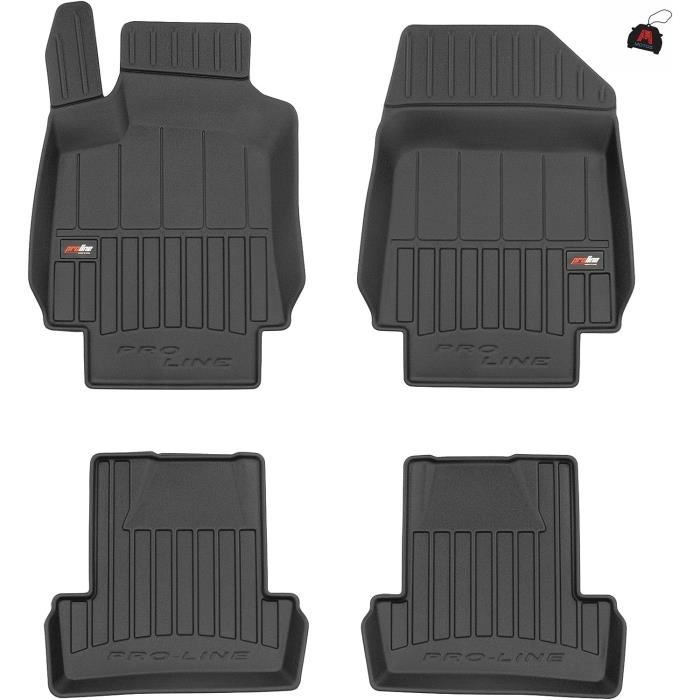 Tapis De Sol En Caoutchouc Frogum Pour Renault Clio IV (à Partir De 2012) - Couleur Noir