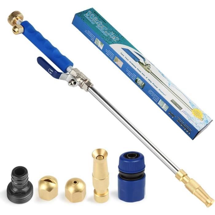 Buse De Tuyau D'Arrosage, Pulvérisateur Haute Pression En Alliage D'Aluminium Plaqué Cuivre