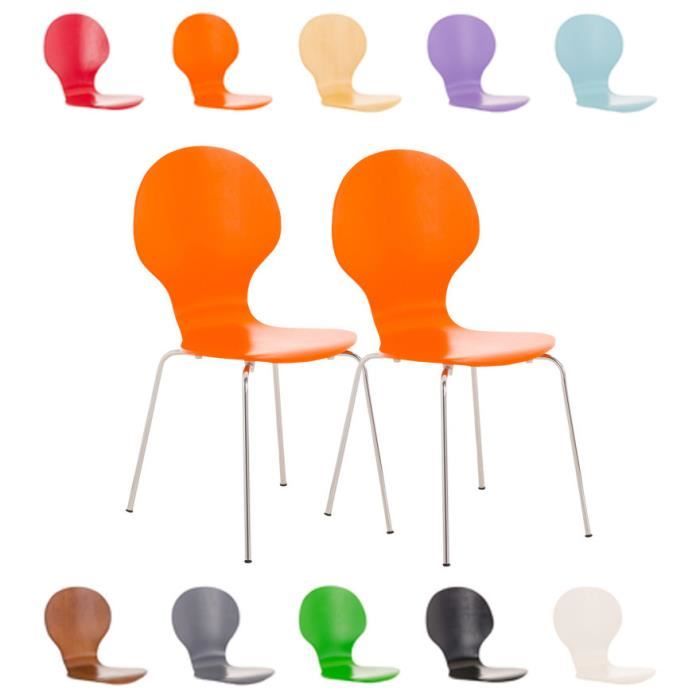Chaises Empilables Robustes Aaron I Chaises Empilables en Bois avec Dossier Siège Ergonomique et Confortable I Charge Max 120 kg Hauteur As Couleurs:chêne 
