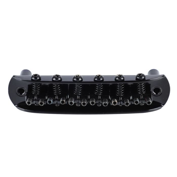 Chevalet Pont Métallique 4 Cordes Pour Basse Électrique – Pièce De Rechange Or/Noir/Argent
