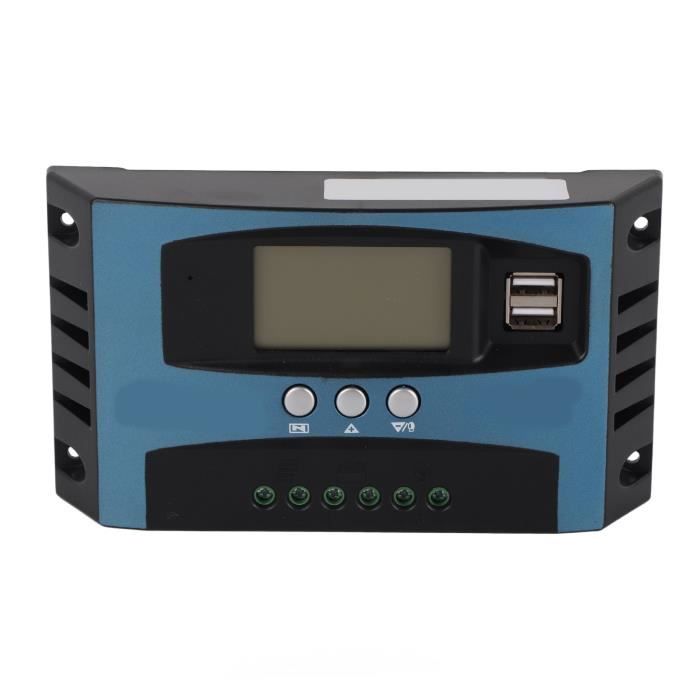 Régulateur Solaire MPPT 12V/24V 30A 50A 70A Avec écran LCD - Contrôleur De Charge Panneau Solaire Et Batterie - USB Et Protection Intégrée