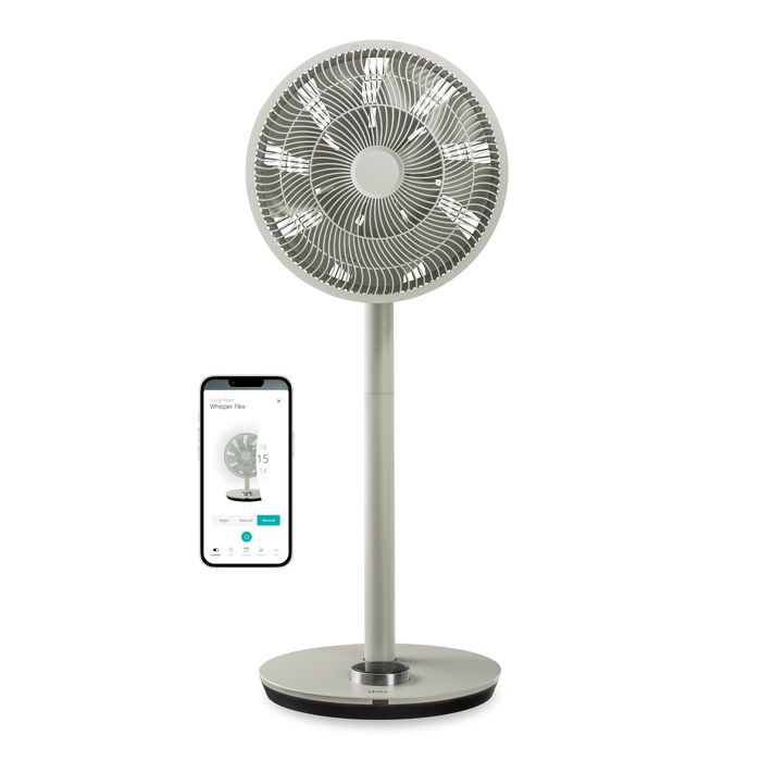 Ventilateur Sur Pied Duux Whisper - 16W Ultra Silencieux (13dB) - Oscillation 120° - Blanc Économe
