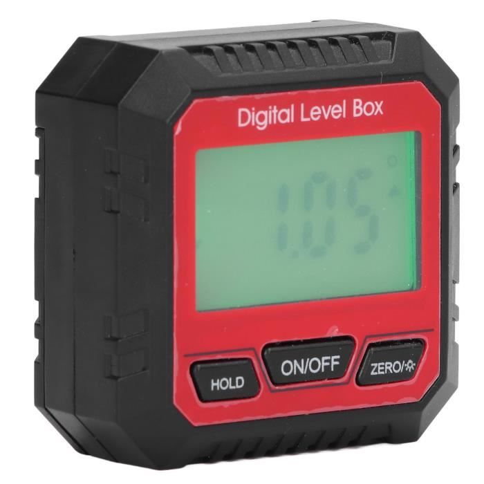 Rapporteur Numérique / Inclinomètre Digital - Avec écran LED Et Base Aimantée, Pour Bricolage Et Pro - 5