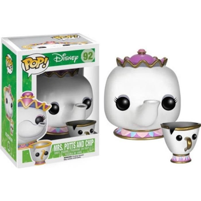 Figurine Funko Pop! Disney - La Belle et la Bête: Madame Samovar et Zip -  Cdiscount Jeux - Jouets