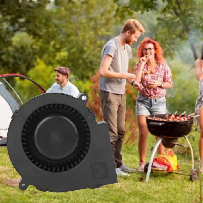 Ventilateur De Barbecue Électrique - Portable à Piles - Pour Allumer Charbon, Feu De Camp - Pique-nique - 7