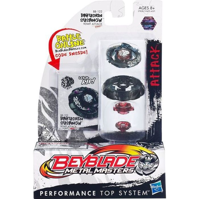 Toupie BEYBLADE METAL MASTERS BB-122 BAKUSHIN SUSANOW (90WF) de HASBRO pour enfant - Licence Beyblade