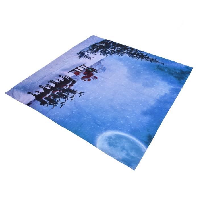 Noel Bonhomme De Neige Tapisserie Tenture Murale Tapisserie Photographie Fond Bohème Tenture