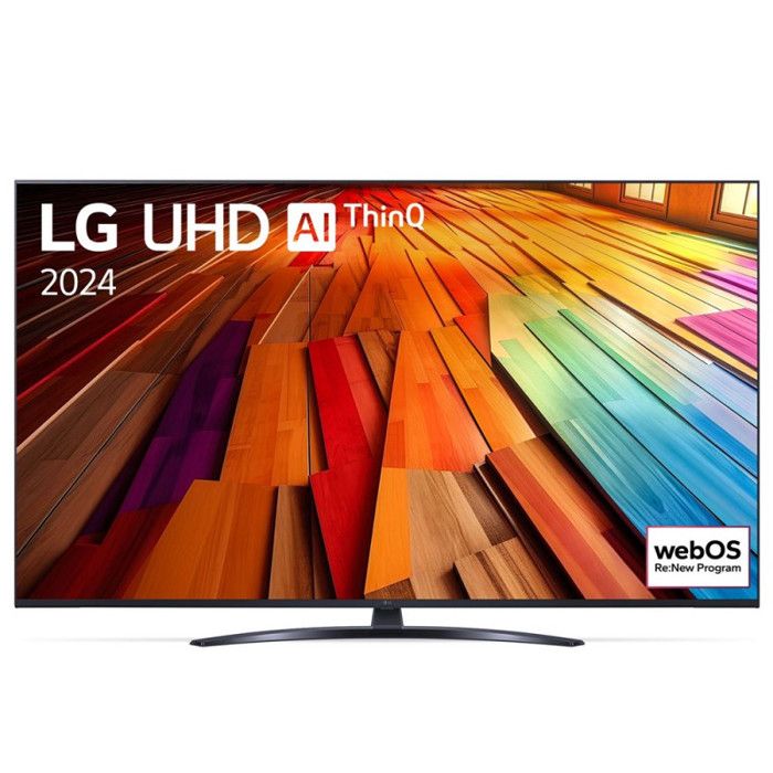 TV LED LG 50UT81 126 cm 4K UHD Smart TV 2024 Noir et Bleu TV LED LG 50UT81 126 cm 4K UHD Smart TV 2024 Noir et Bleu