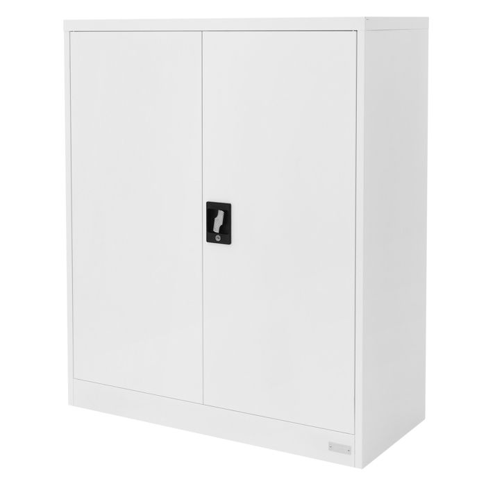 ML-Design Armoire de Classement Verrouillable 90x40x109 cm Blanc en Acier 2 Portes 3 Etagères Rangement dObjets pour Bureau Salon ML-Design Armoire de Classement Verrouillable 90x40x109 cm Blanc en Acier 2 Portes 3 Etagères Rangement dObjets pour Bureau Salon