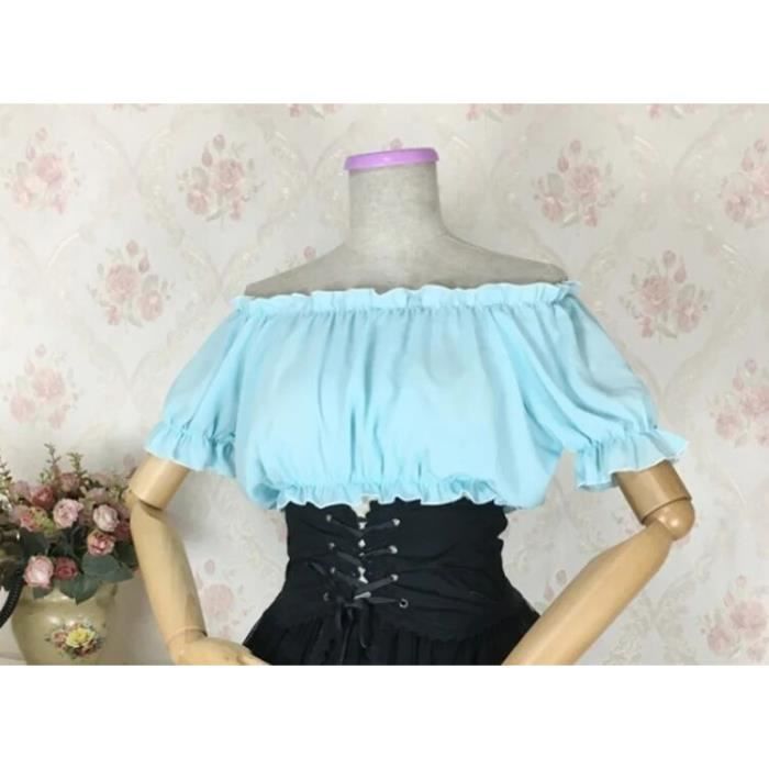 Petalum Chemisier Fleuri Femme T-Shirt En Mousseline De Soie