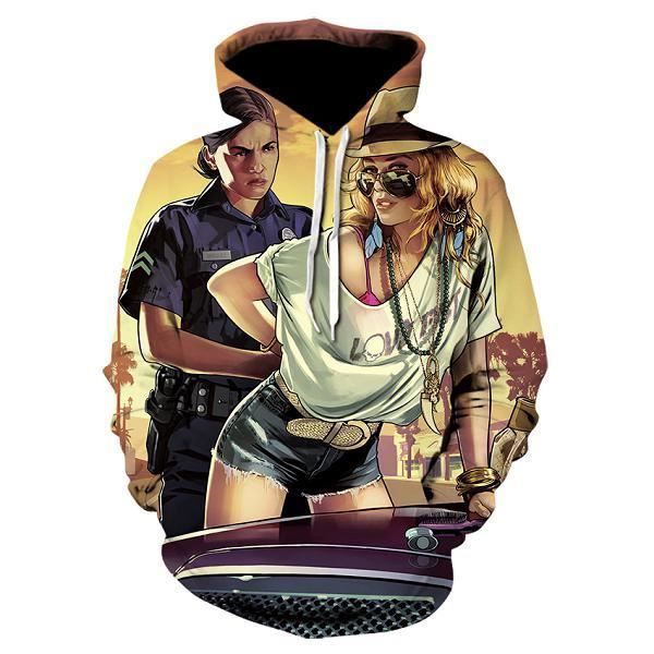 Sweat à Capuche Anime/Manga - 'Je Ne Regarde Pas Tout Le Temps Des Animes'