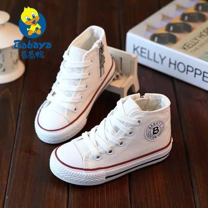 Chaussures sport enfants - fille sneakers bébé - WHITE White - Cdiscount  Chaussures