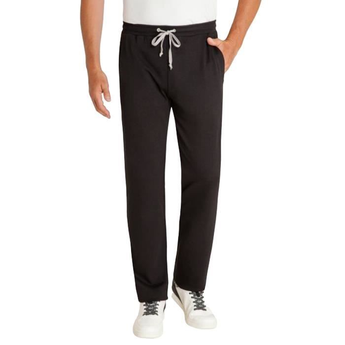 Pantalon De Loisirs Hajo Homme - Tissu Interlock Doux, Taille Élastique Avec Cordon, Poches - Confort Maison Ou Sport