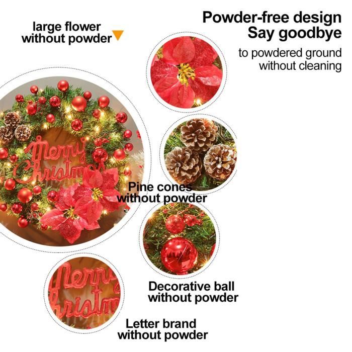 Bougies LED En Forme De Pomme De Pin - 2 Pièces Décoratives Pour Noël, Lumière Vacillante Et Safe