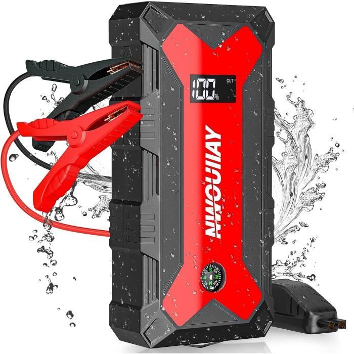 Booster Batterie Voiture 3000A 26640mWh – Démarreur Portable Avec écran, Lumière LED Et Chargeur USB - 2