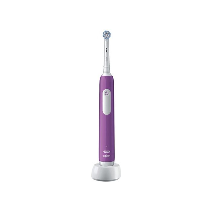 Brosse à dents électrique - Oral-B - Pro Junior - Violet - 3 modes de brossage - Pour enfants 6+