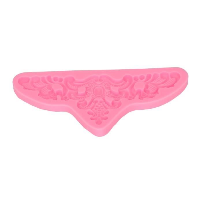 Moule à Fondant Baroque En Silicone - Relief Pour Décorations Gâteau, Chocolat, Pâte à Sucre - 8,9x8,9 Cm