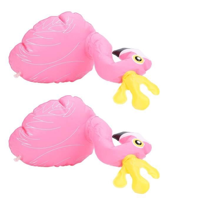 Lot De 2 Lampes Piscine Flottantes Flamant Rose Solaires - Lumière Gonflable Étanche Pour Piscine Et Jardin