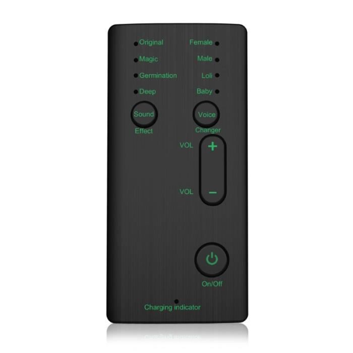 Changeur De Voix Portable 11 Effets - Carte Son Live Pour Streaming, Jeux Et Karaoké Sur IOS Android