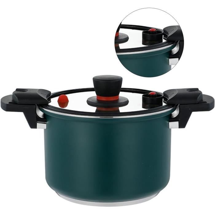 Autocuiseur Grande Capacité 2L - Double Fond Anti-adhésif, Compatible Toutes Cuisinières (gaz, Induction, Vitro) - Cuisson Rapide Et Uniforme, Sécurité Renforcée