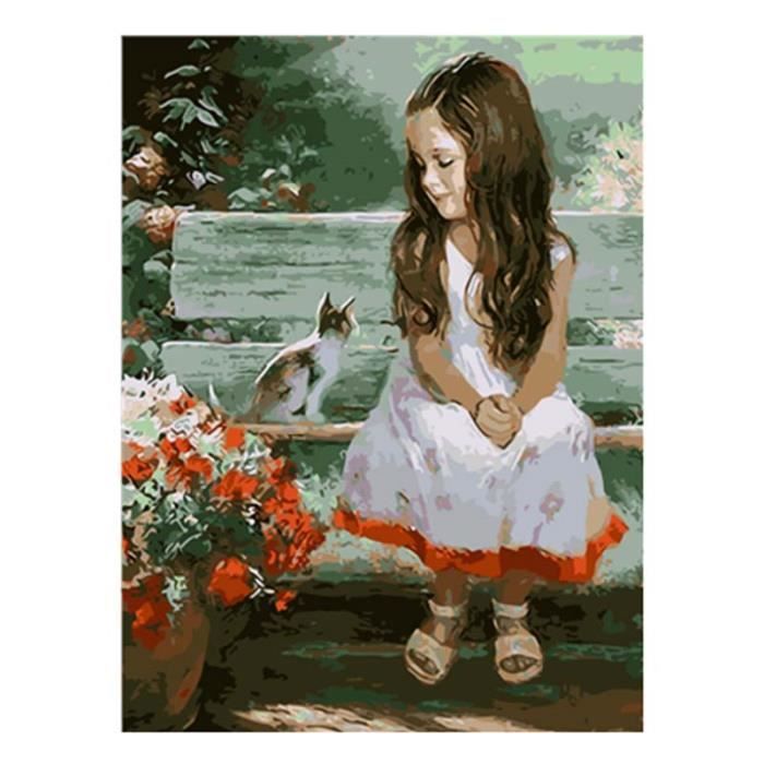 Bricolage Peinture De L Huile De Petite Fille Et Chat Coloration Digitale Sur La Toile Photo Digitale D Art De Mur Cadeau De Mode Achat Vente Tableau Toile Cdiscount Bricolage Peinture De L Huile De Petite Fille Et Chat Coloration Digitale Sur La Toile Photo Digitale D Art De Mur Cadeau De Mode Achat Vente Tableau Toile Cdiscount