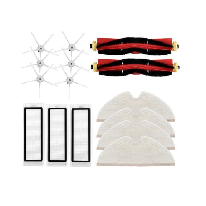 Pour Xiaomi Robot Vacuum X20 + / X20 plus Brosse Latérale Principale Filtre Hepa Chiffon de