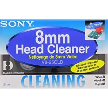 Cassette de nettoyage Sony V8-25CLD - Caméscope Digital8, Video8