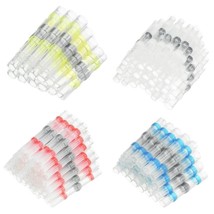 Kit De 110 Pièces Cosses électriques à Souder Avec Gaines Thermorétractables - Wirefy