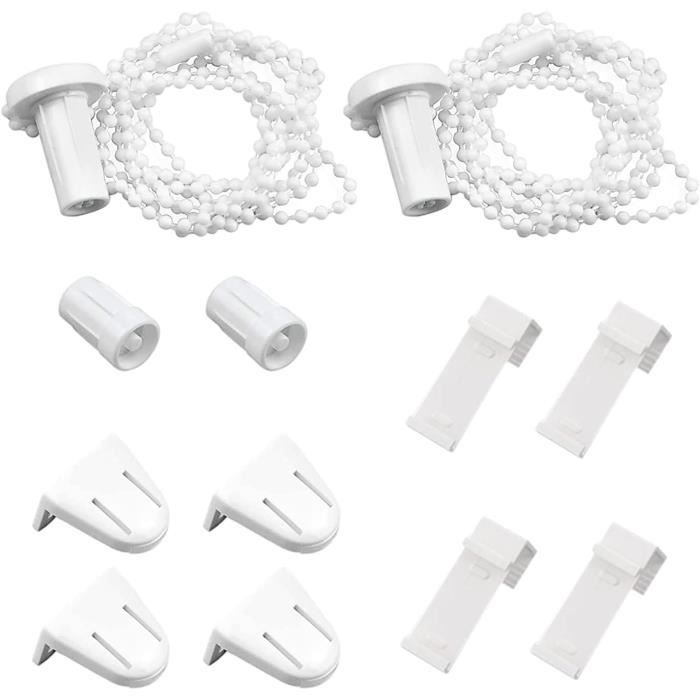 4 Sets Fixation Store Enrouleur - Supports Pour Tubes 17mm, Installation Sans Perçage - Store Occultant, Double