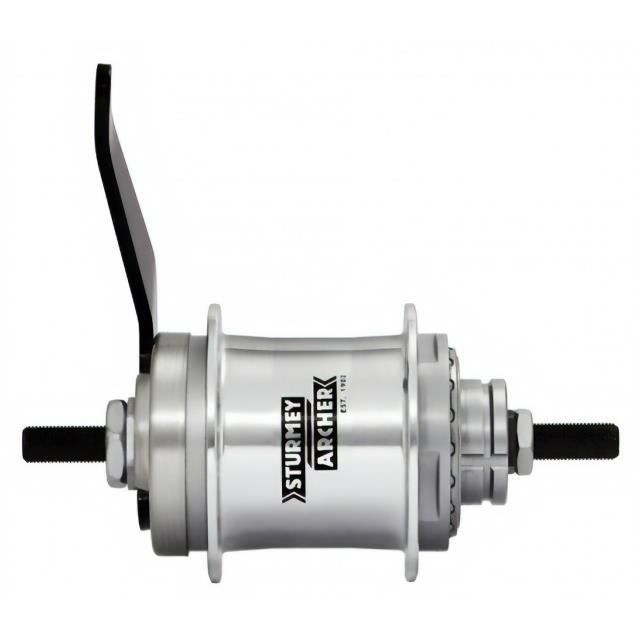 moyeu arrière Duomatic S2C2V alu 36G alu argent