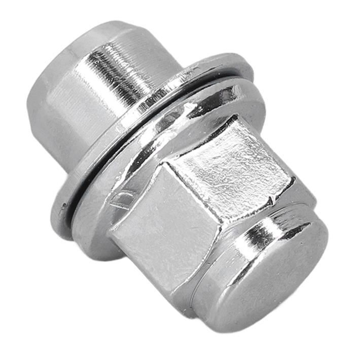Écrous De Roue M12x1,5x26 Mm Type B - Acier Argenté - Compatible BMW, Opel, Renault, Seat