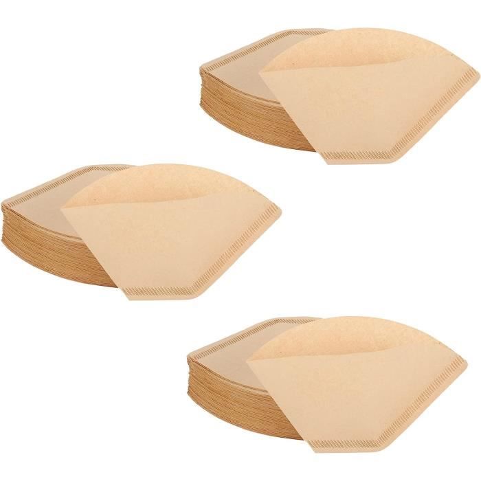Filtres à Café V60 Taille 2 - 200 Pièces En Cône Papier Non Blanchi - Pour Cafetière V60 Ou Dripper Conique