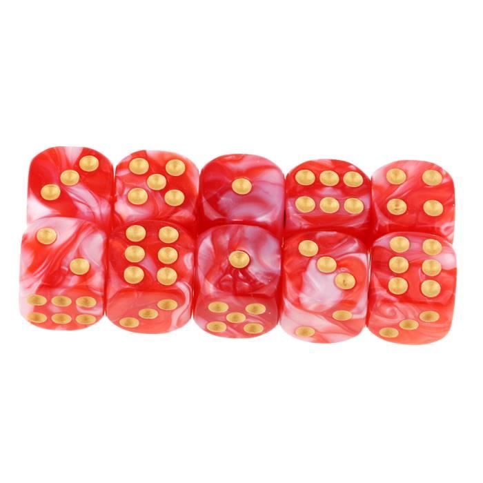 10 pièces à six faces 12mm cubes transparents à co... – Grandado 10 pièces à six faces 12mm cubes transparents à co... – Grandado