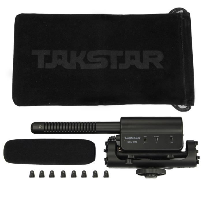 Microphone pour Canon EOS 7D 550D 600D 60D DSLR - Cdiscount Appareil Photo