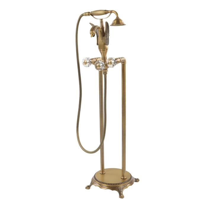 Remplisseur De Baignoire Sur Sol Gessi 65099-031 (Laiton, Brut, 2 Pièces)