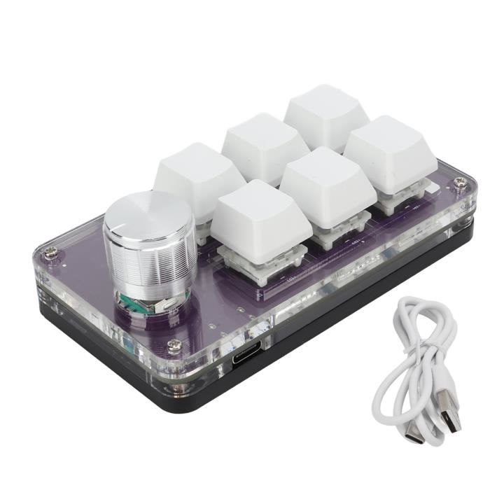 Clavier Mini Programmable - YOSOO - 6 Touches - Rétroéclairé - USB Type ...