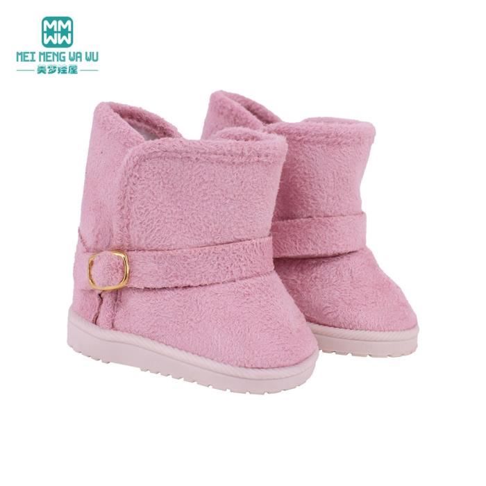 Mini Chaussures Mignonnes Pour Poupée - Accessoires Dorées Et Argentées Pour Poupées 15cm Et 17cm