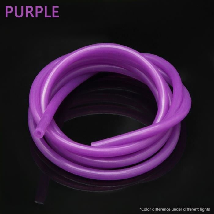 Tuyau Flexible Transparent de 1 M de qualité Alimentaire, Tuyau D'eau et D' air, Tuyau D'eau en Silicone pour Pompe Péristaltique (1mm*3mm