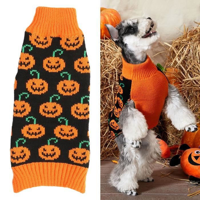 Bandana D'Halloween Pour Chien « Too Cute To Spook » – Taille M/L, Fermeture Par Bouton-pression, Motif Festif - 6