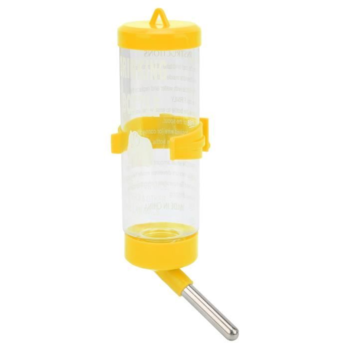 Rabbit Water Bottle, Guinea Pig Water Bottle, Hanging Fountain Automatic Dispenser No Drip Water Bowl For Bunny Chinchilla Ferret Hamster(Blue