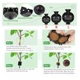 (S black 20pcs)20 pièces, 10 pièces, 8 pièces, boule d'enracinement de plante réutilisable, coupe, greffage, équipement de boule d'e-1