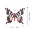 1Pc élégance Vintage fer papillons décoration murale en métal Sculpture pour cadeau maison   OBJET DE DECORATION MURALE-1