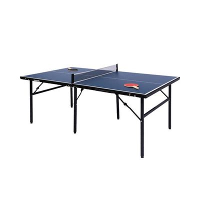 Table Ping-Pong Midi Relaxdays - Pliable 150x67x71cm - Raquettes Et Balles Incluses