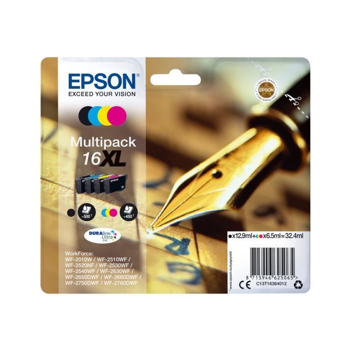Pack cartouche d'encre EPSON T2616 XL - 4 cartouches