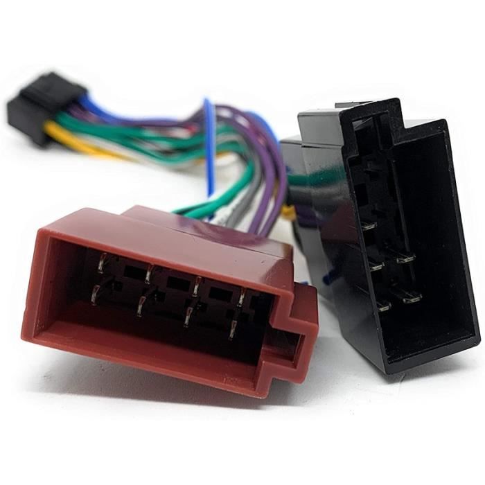 Câble adaptateur faisceau ISO 16 pin pour autoradio