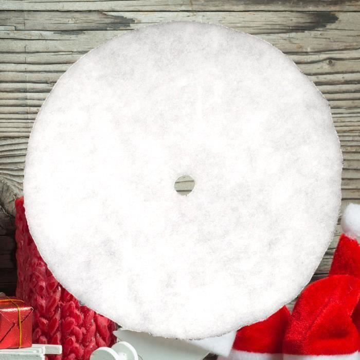 Jupe sapin de Noël/Tapis sapin blanc/argent 100 cm - Décorations de Jupe sapin de Noël/Tapis sapin blanc/argent 100 cm - Décorations de