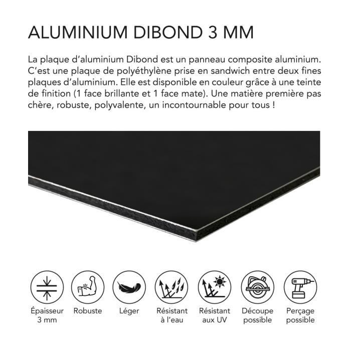Plaque aluminium épaisseur 3mm alu tôle 200x200 mm - Cdiscount