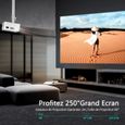 VANKYO 5G WIFI Mini Vidéoprojecteur Leisure 470 Pro, Native 1080P FHD, Écran 250", Synchronize Smart Phone Screen-2