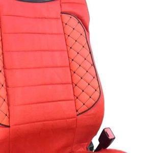 Housses Siège Peugeot 208 – Ensemble Paire Avant Rouge – Protection & Style